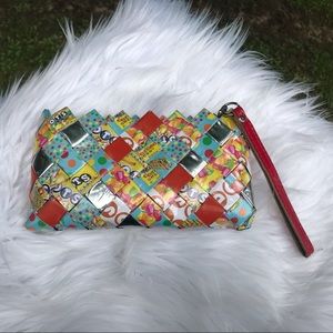 Nahui Ollin Candy Wrapper Wristlet